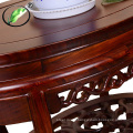 Oval bonsai solid wood pot table